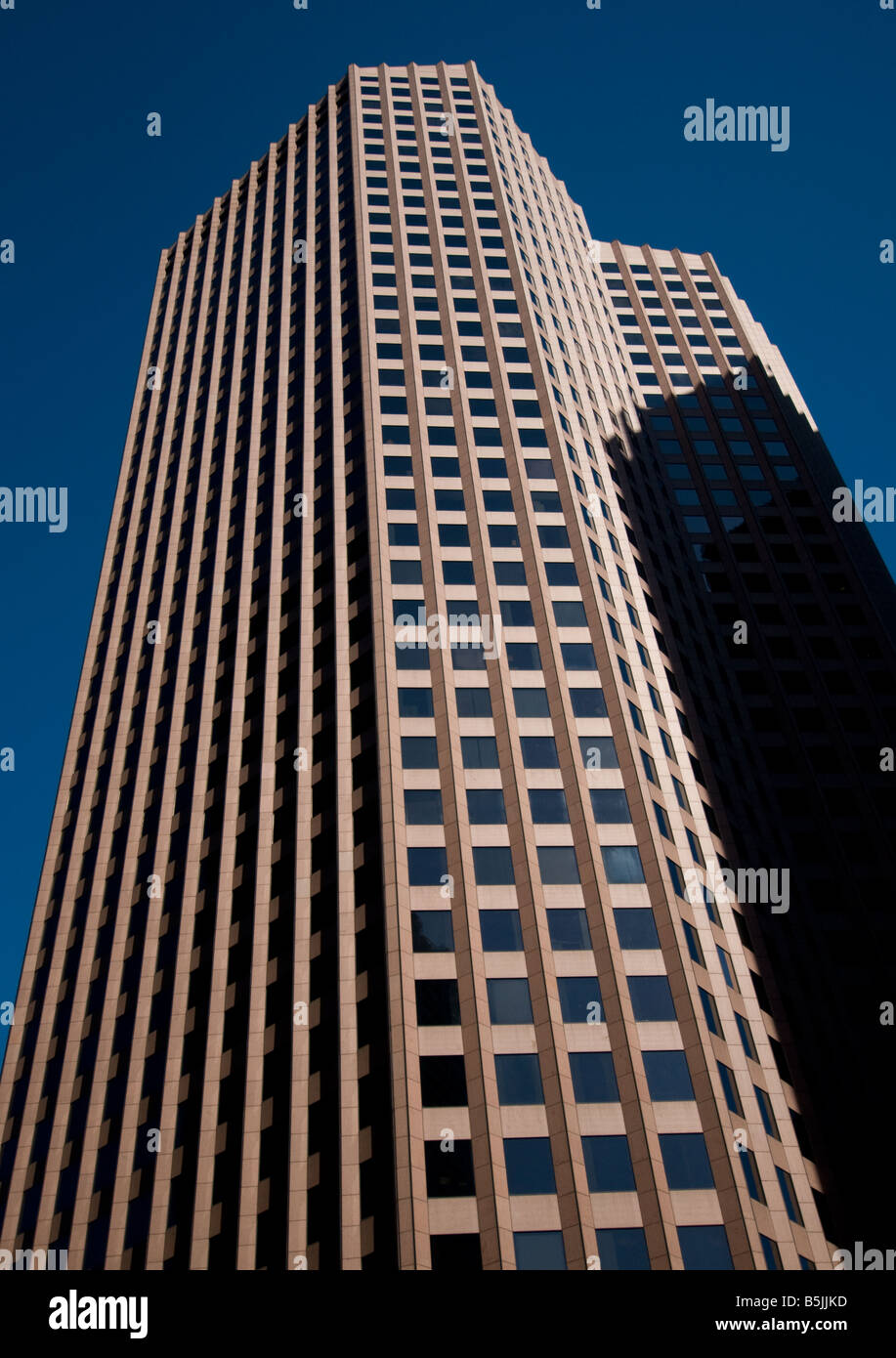 Toits de Boston, ville quartier financier, Boston, MA, la Nouvelle Angleterre, USA Banque D'Images