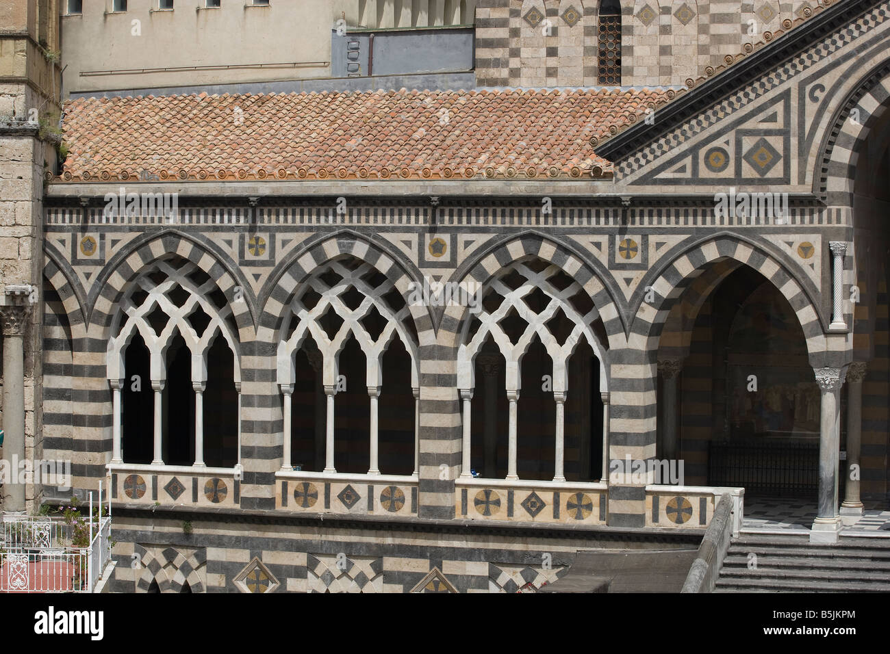 Cathédrale d'Amalfi costiera amalfitana Campania Italie Banque D'Images