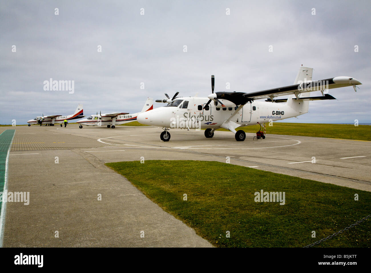 Isles of Scilly Skybus DeHavilland Twin Otter Banque D'Images