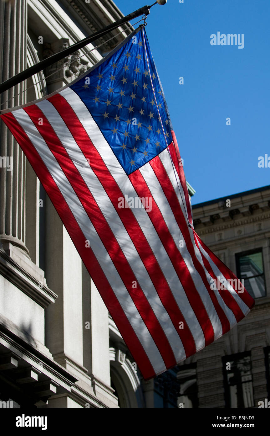 - Le drapeau américain Stars and Stripes Banque D'Images