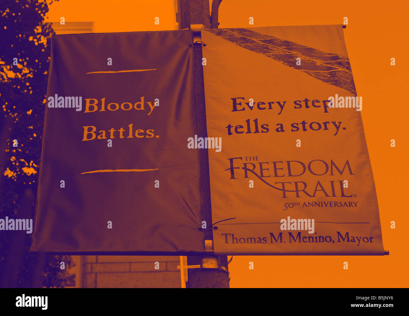 Le Freedom Trail, Boston, New England USA Banque D'Images
