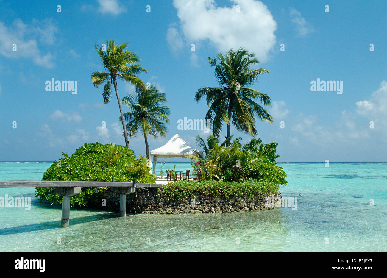 Maldives - Four Seasons Resort - Kuda Huraa Island Banque D'Images