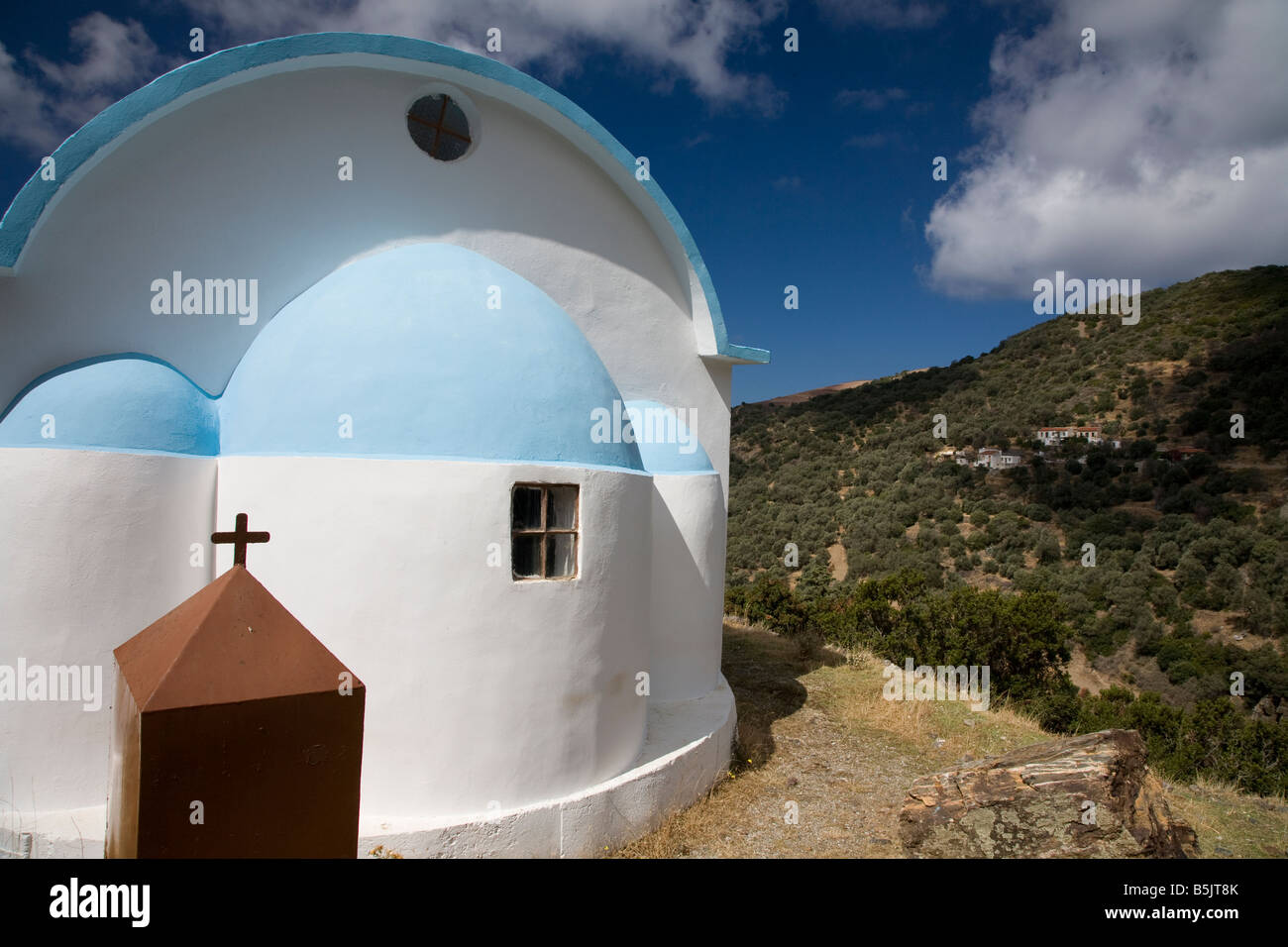 Près de l'église de Kambos, Crète de l'Ouest Banque D'Images