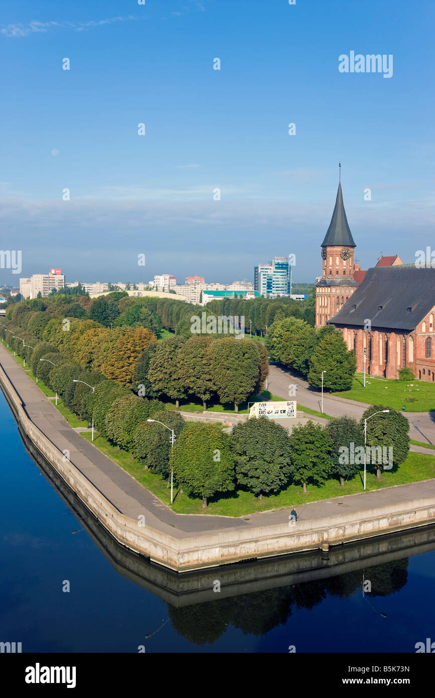 La Russie, Kaliningrad, Konigsberg Cathedral sur l'île de Kants - UNESCO World Heritage Site Banque D'Images