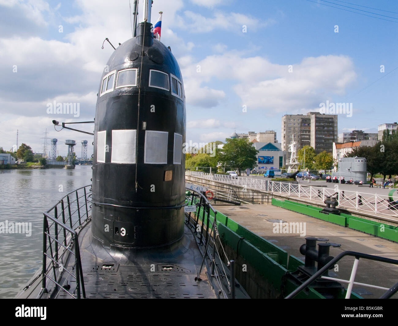 La Russie, Kaliningrad, Konigsberg, Musée de l'océan mondial, sous-marin de l'ère soviétique Banque D'Images