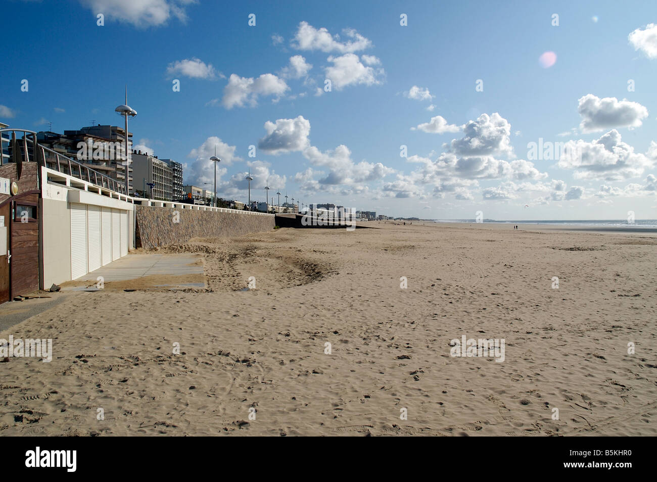 Plage de St Jean de Monts, Vendée, France Banque D'Images