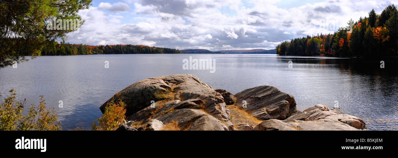 Panorama du lac Banque D'Images