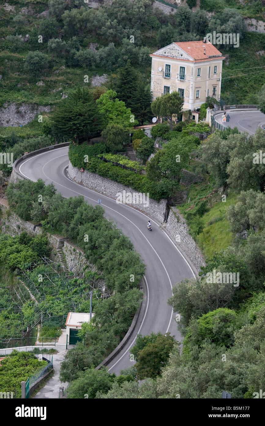 Costiera amalfitana salerno Campanie Italie Banque D'Images