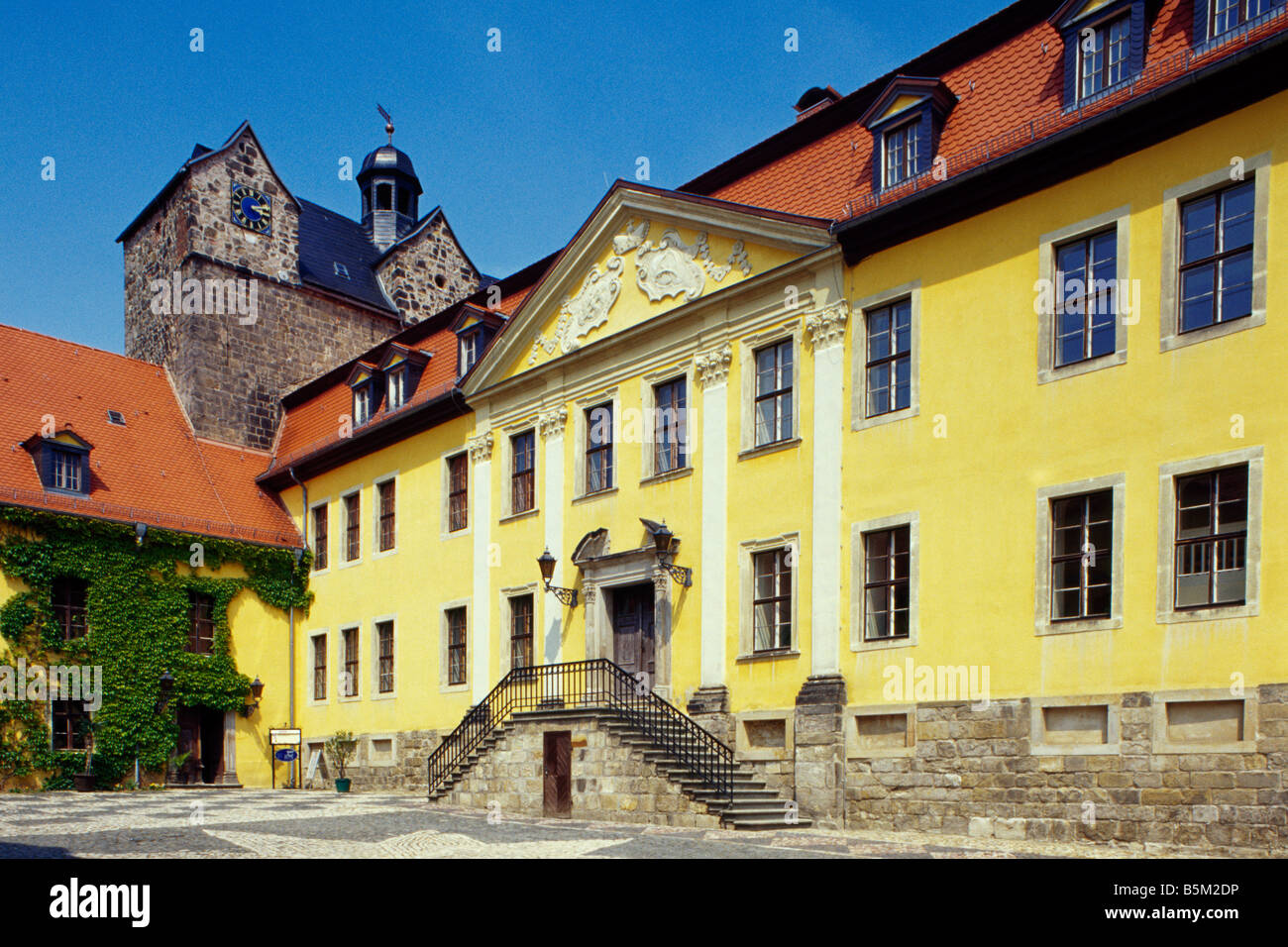 Château Ballenstedt Sachsen-anhalt Allemagne Banque D'Images