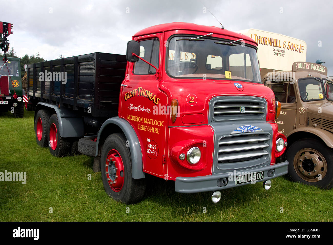 Chariot à Albion astle park rally Banque D'Images