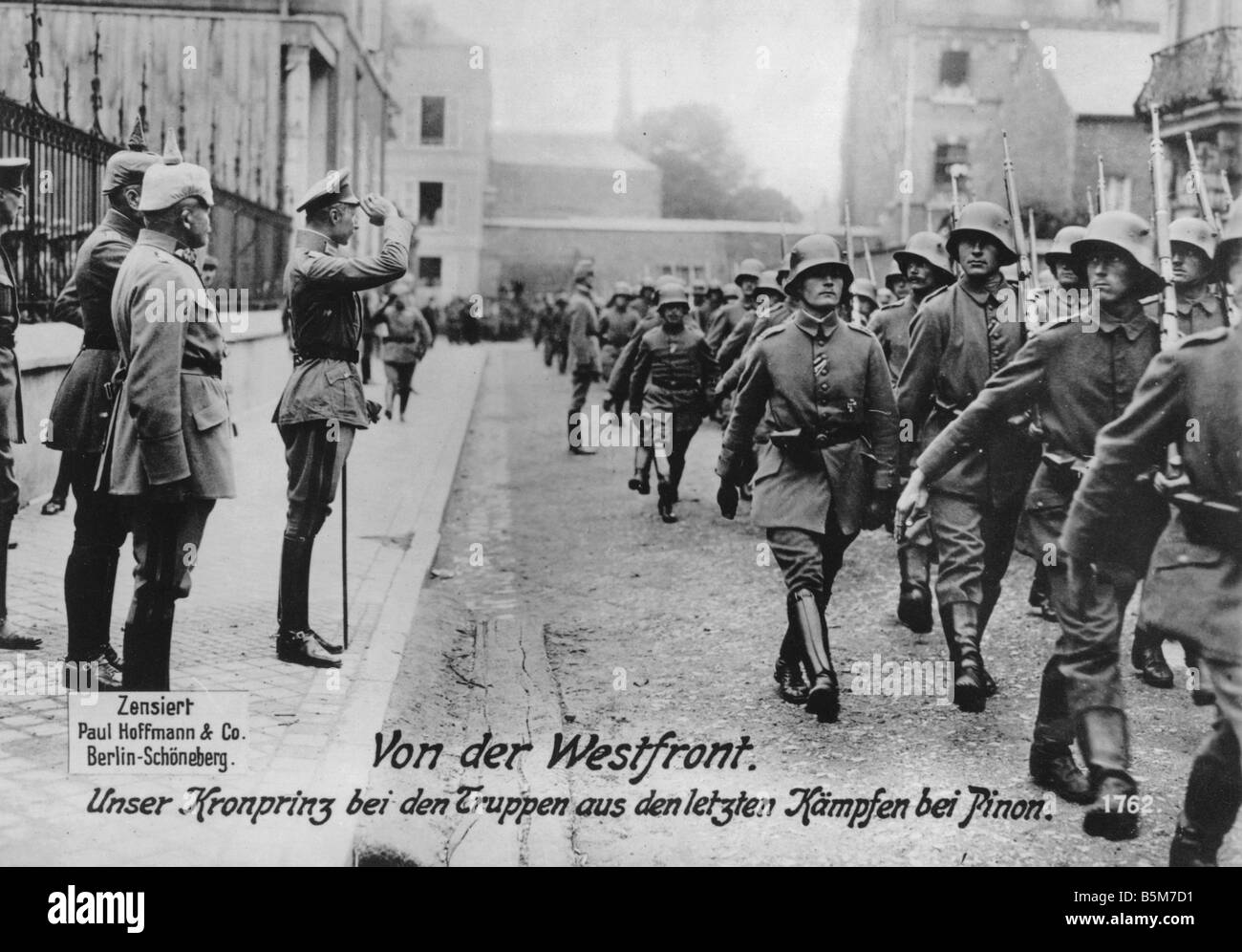 1 W265 F1918 1 sur l'ouest du Kronprinz Guillaume de Prusse Prince Wilhelm avant et Prince héritier de l'Empire allemand Potsdam 6 M Banque D'Images