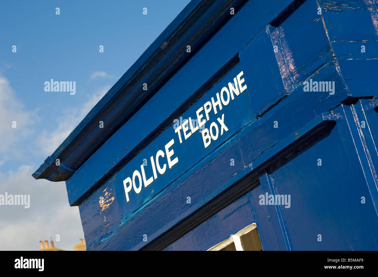 Ancienne boîte de téléphone de police près Angleterre Royaume-Uni GB Grande-Bretagne Banque D'Images