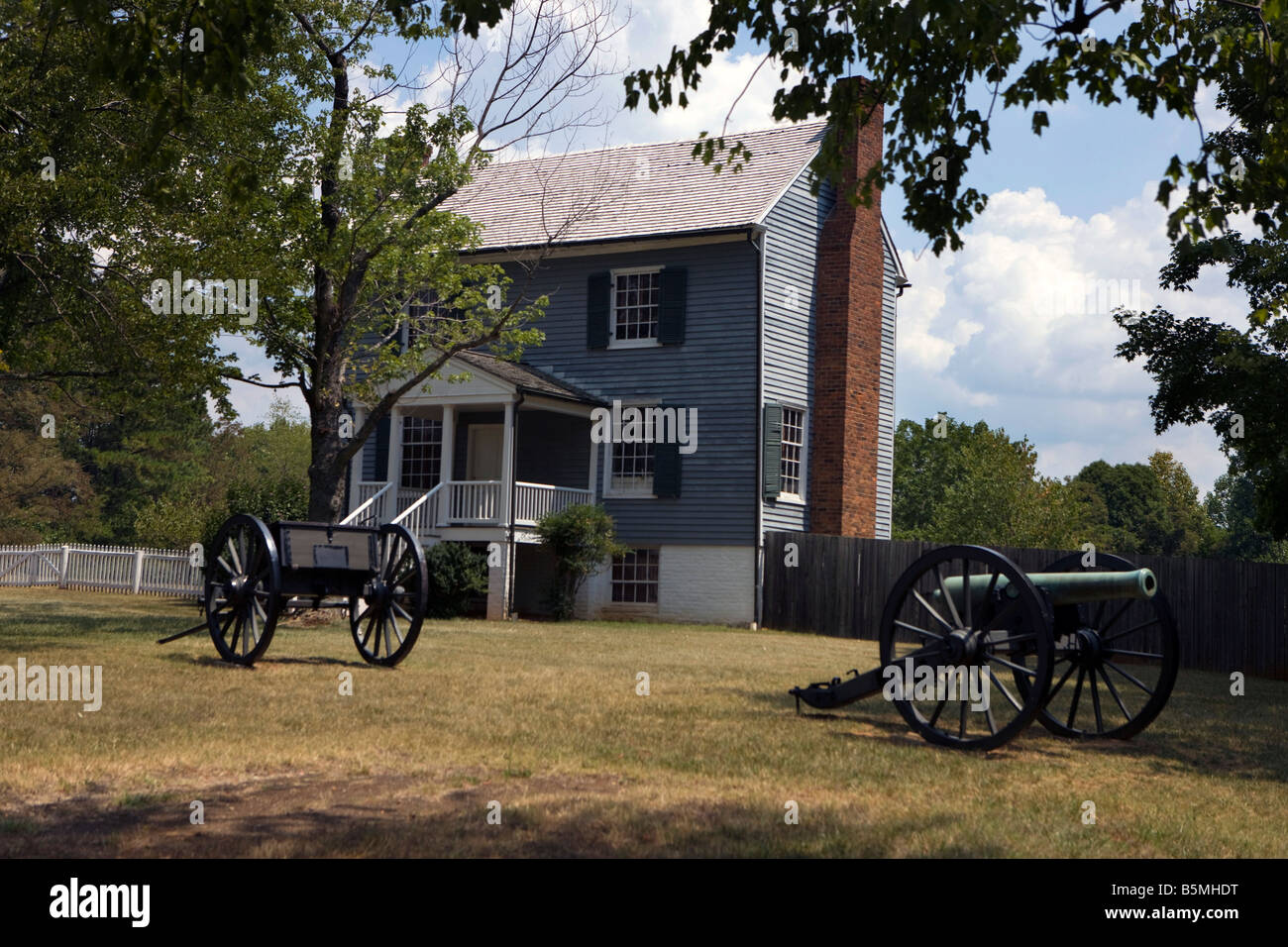 Chambre des pairs, Appomattox Court House National Historical Park, Appomattox, Virginie. Banque D'Images