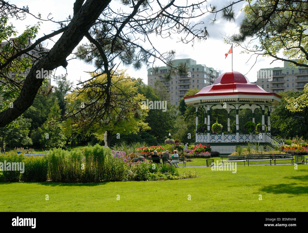 Les jardins publics, Halifax, Nouvelle-Écosse Banque D'Images