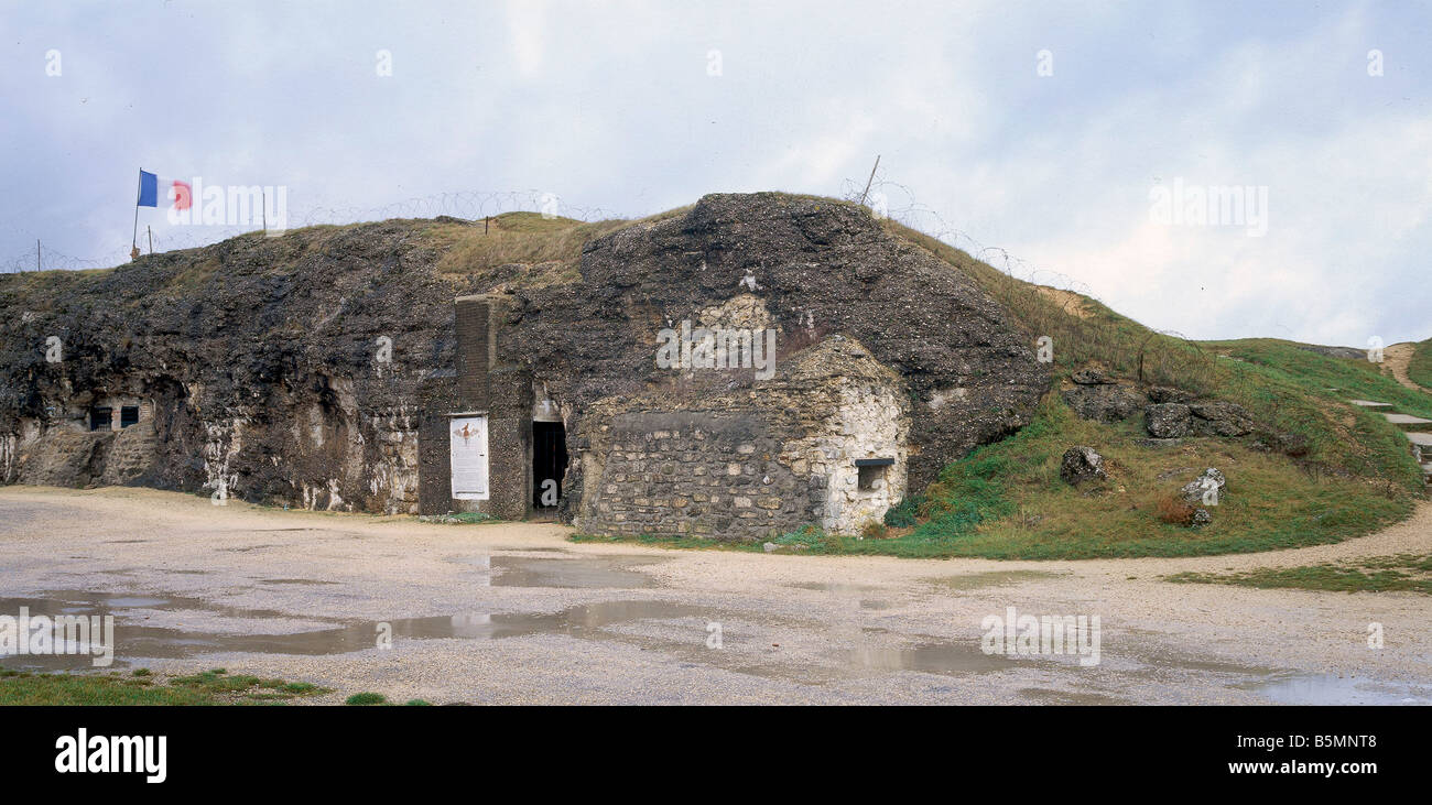 5FK V5 J2 1994 3 e fort de Vaux 1994 Photo Verdun fort de Vaux WW1 complexe forteresse qui forment une partie de la forteresse de Verdun occup Banque D'Images