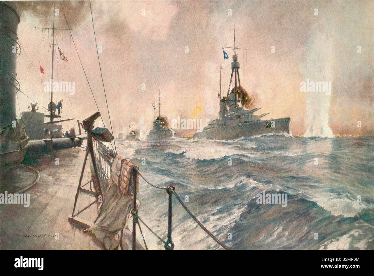 9 1916 531 A1 4 bataille du Jutland Malchin World War One 1914 18 bataille du Jutland 3151 6 1916 bataille du Jutland le 31 mai 191 Banque D'Images