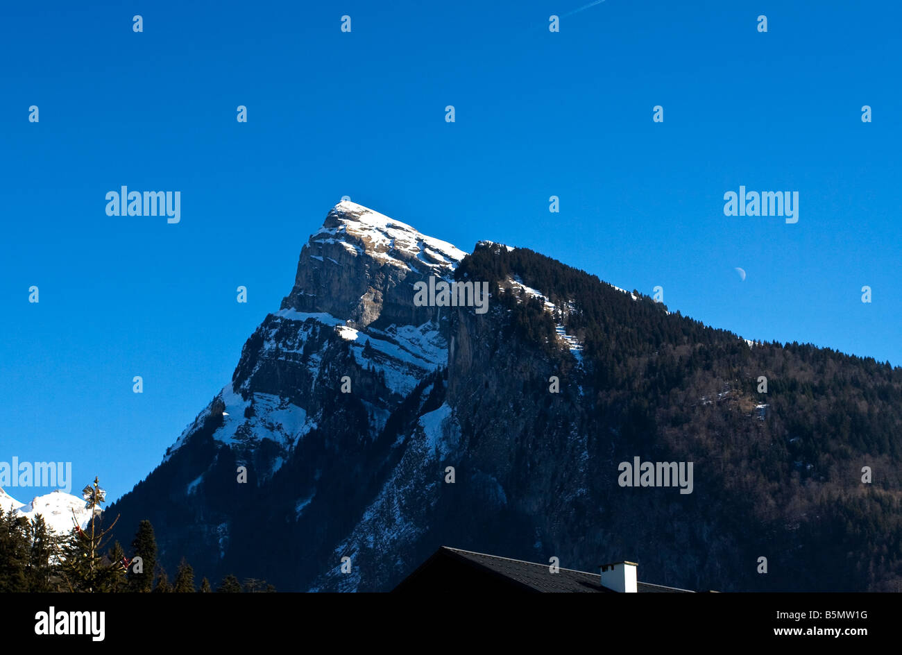 Le Criou à Samoens France Banque D'Images