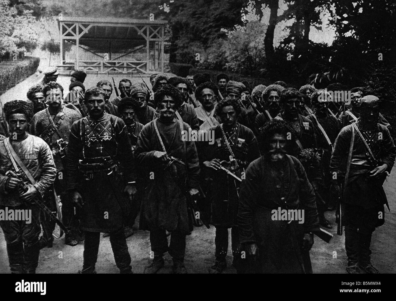9ème 1918 526 A1 E Indépendance Géorgie Caucase Géorgie Russie envoy s déclare independance de la Russie sous la protection Banque D'Images