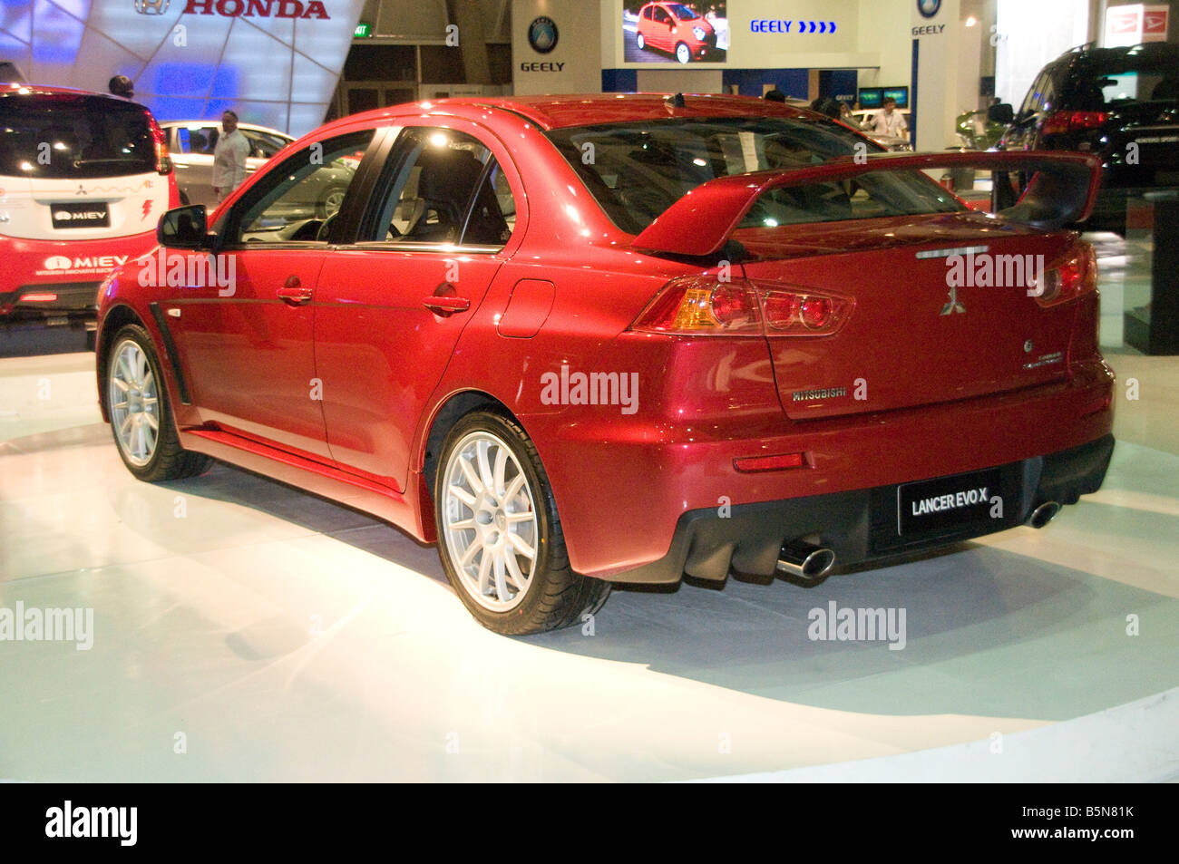 Mitsubishi Lancer Evolution X Sport World Rally Banque D'Images