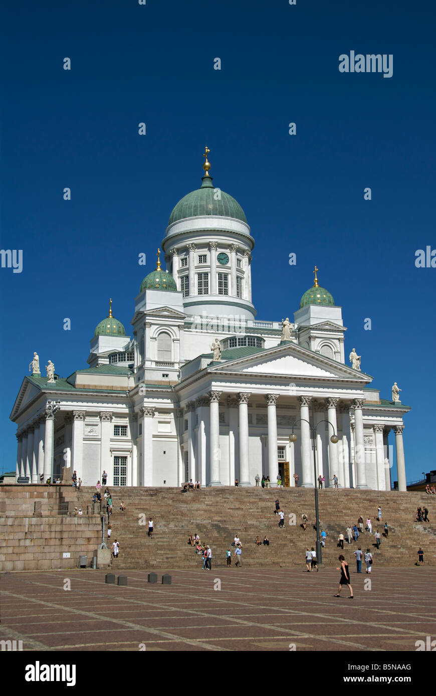 Église évangélique luthérienne de la cathédrale d'Helsinki Place du Sénat Helsinki Finlande Banque D'Images