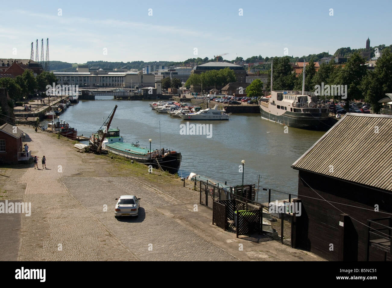Port flottant, Bristol, Royaume-Uni Banque D'Images