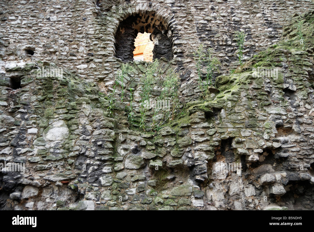 Partie de London Roman Wall Banque D'Images