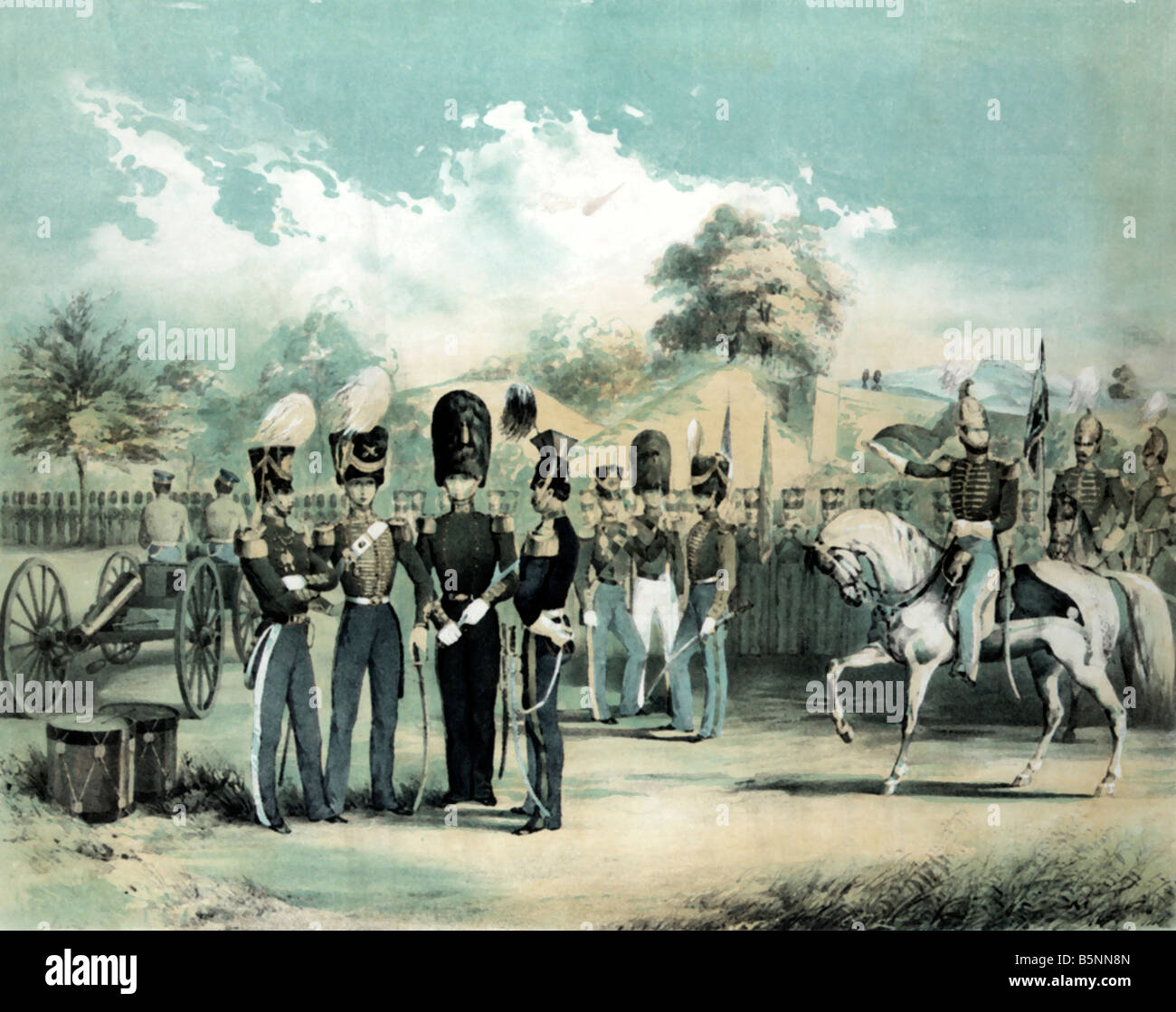 Les combats Irish Banque D'Images