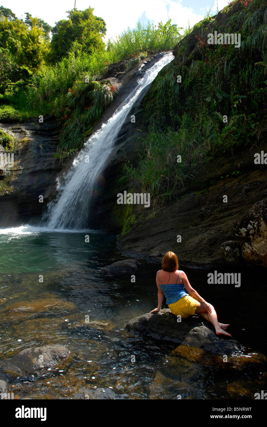Concord Cascades, la Grenade, "West Indies" Banque D'Images