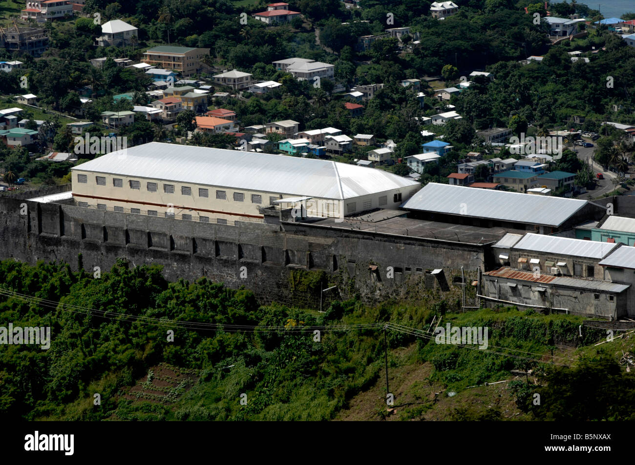 Richmond Hill Prison, la prison principale de Grenade 'Antilles' Banque D'Images