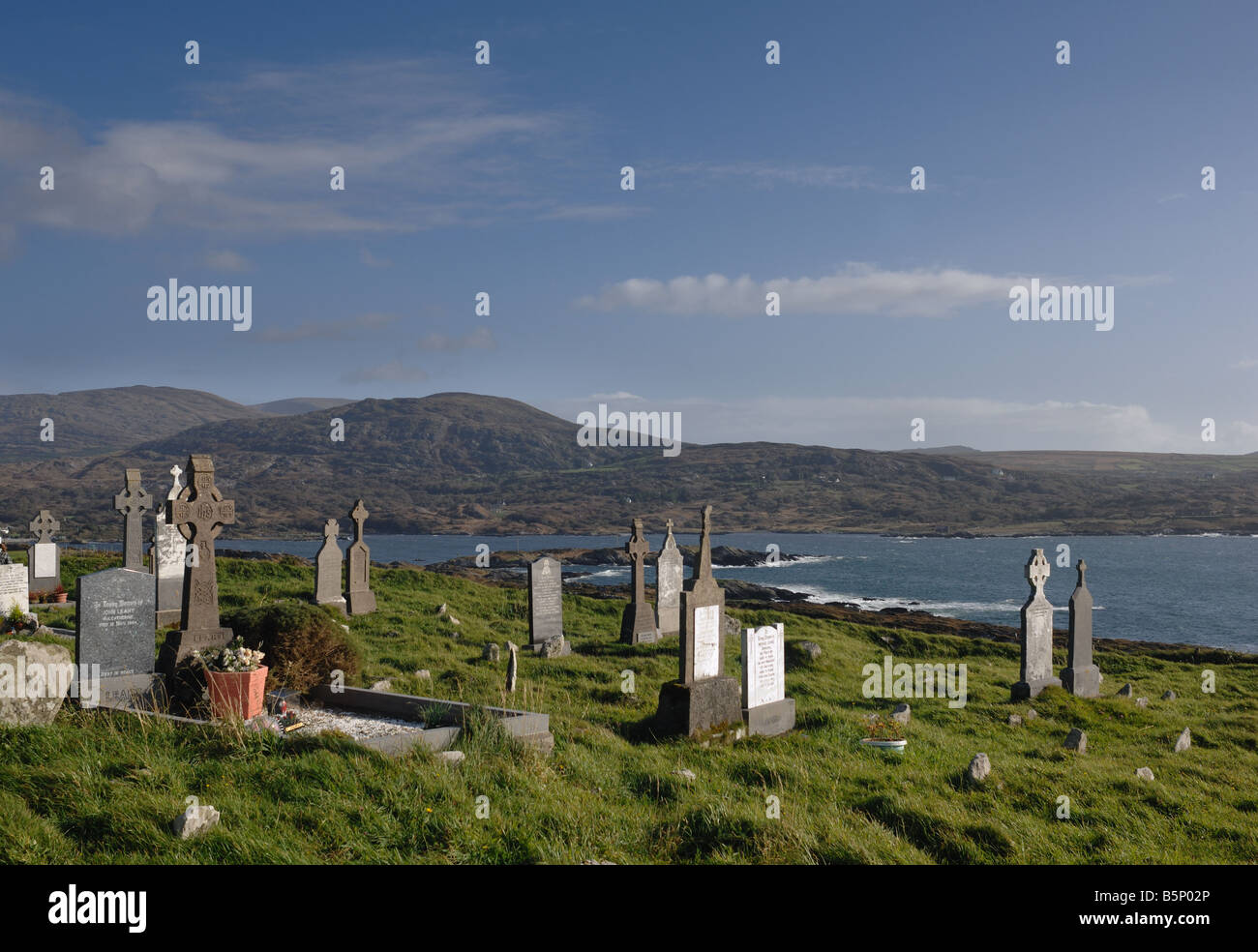 Beara, cimetière Banque D'Images