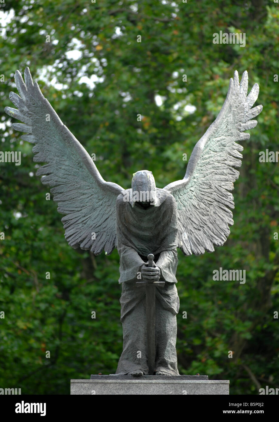 Massacre de Katyn memorial, Wroclaw, Pologne Banque D'Images