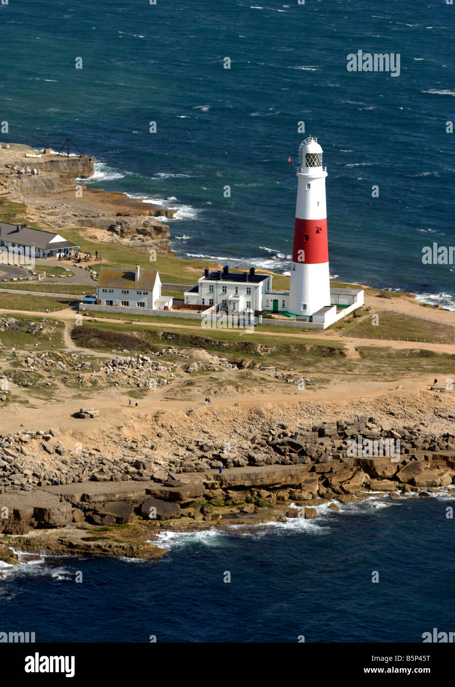 Phare de Portland, Dorset, Angleterre Royaume-uni Banque D'Images