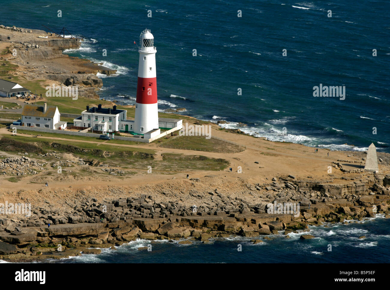 Phare de Portland, Dorset, Angleterre Royaume-uni Banque D'Images