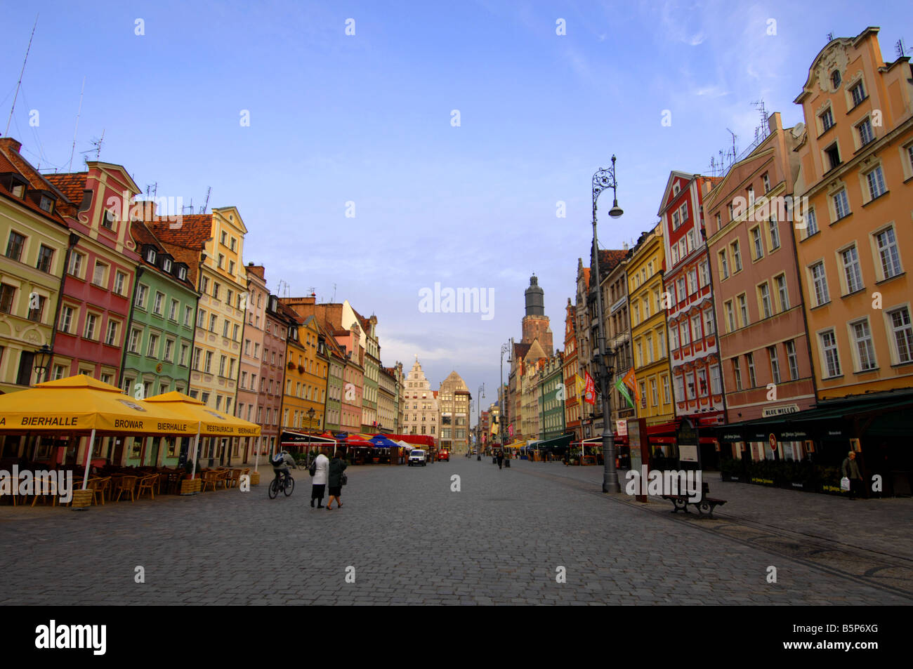 Rynek Square, Wroclaw, Pologne Banque D'Images