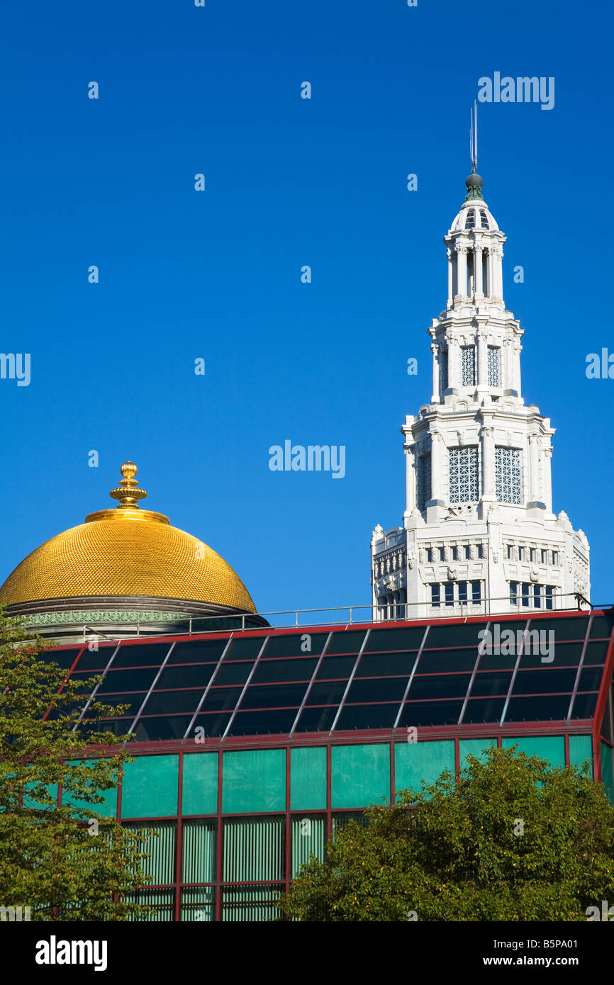 Electric à centre-ville de Buffalo dans l'État de New York USA Banque D'Images
