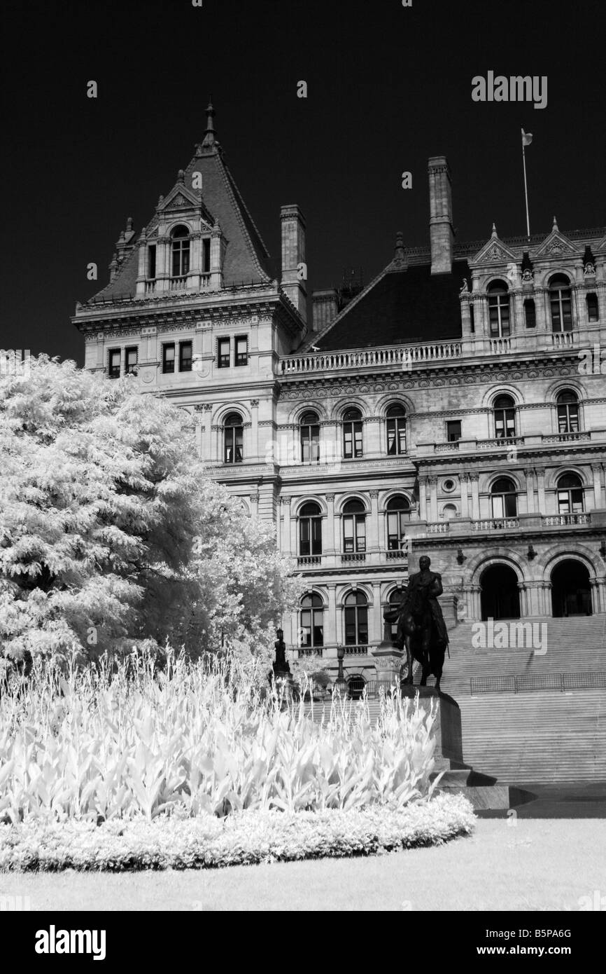 State Capitol Building Albany dans l'État de New York USA Banque D'Images