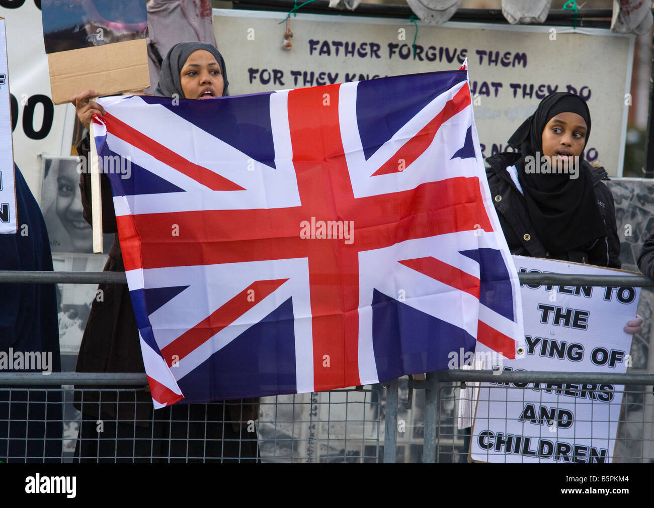 L'Éthiopie manifestation à la place du Parlement 4- 12 novembre 2008 Banque D'Images