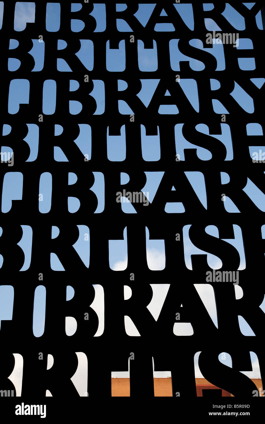 La British Library Londres Banque D'Images