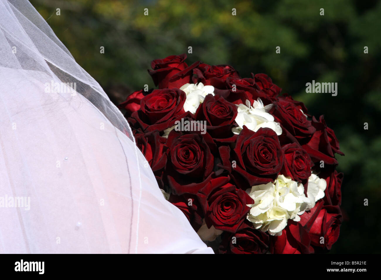 Un bouquet de mariage par correspondance Banque D'Images