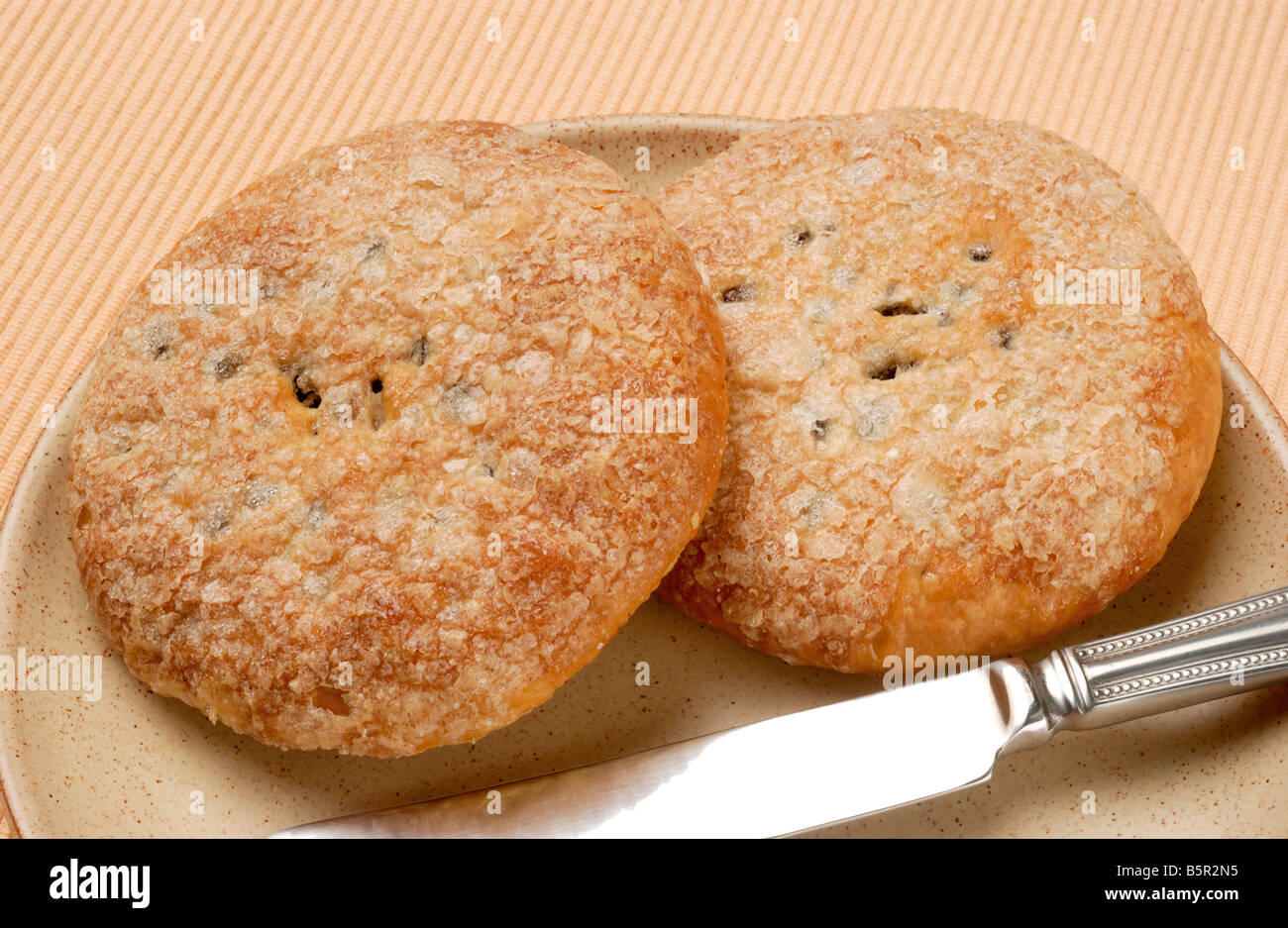 Eccles Cakes Banque D'Images