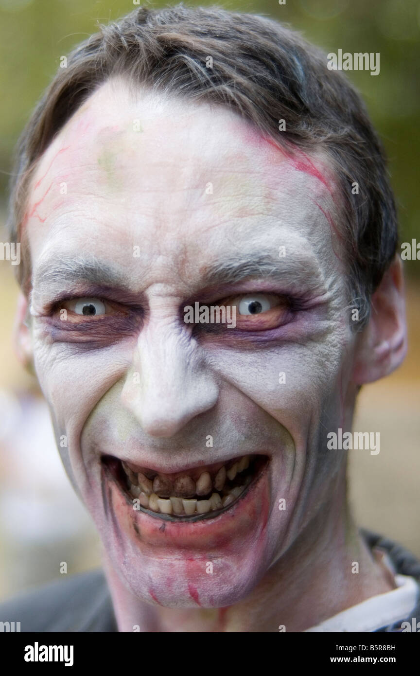 Ghoul à zombie walk Banque D'Images