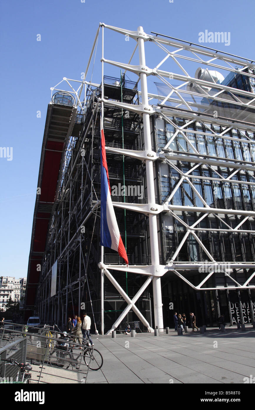 Centre Pompidou (Musée national d'art moderne de Paris) Banque D'Images