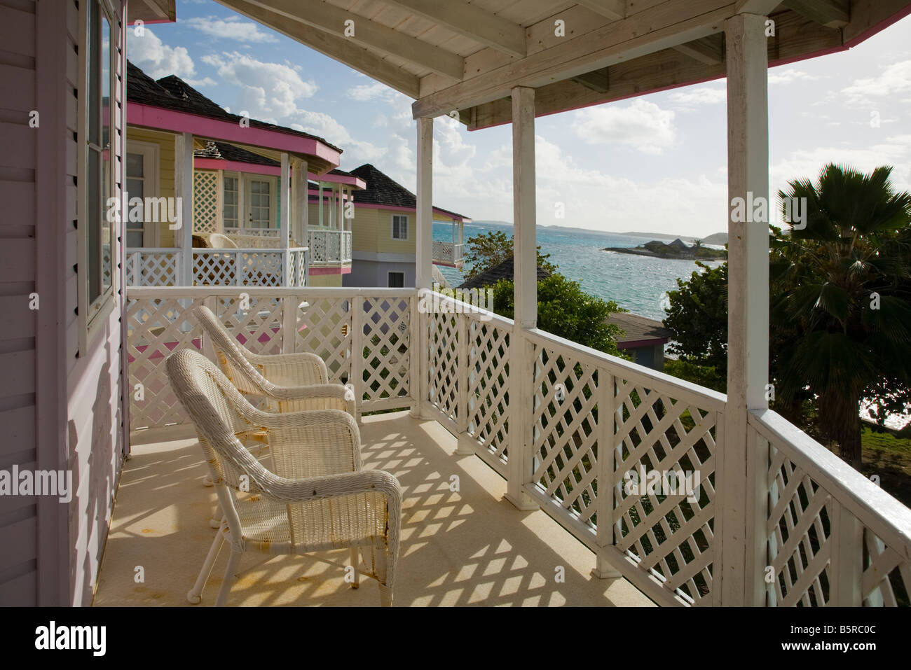 Arawak Beach Inn sur l'île d'anguilla dans les Antilles britanniques dans les Caraïbes Banque D'Images