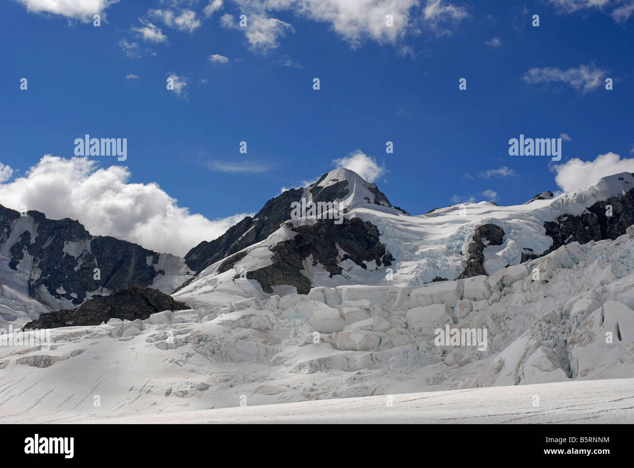 Le Mont Cook à l'altitude. Nouvelle Zélande Banque D'Images