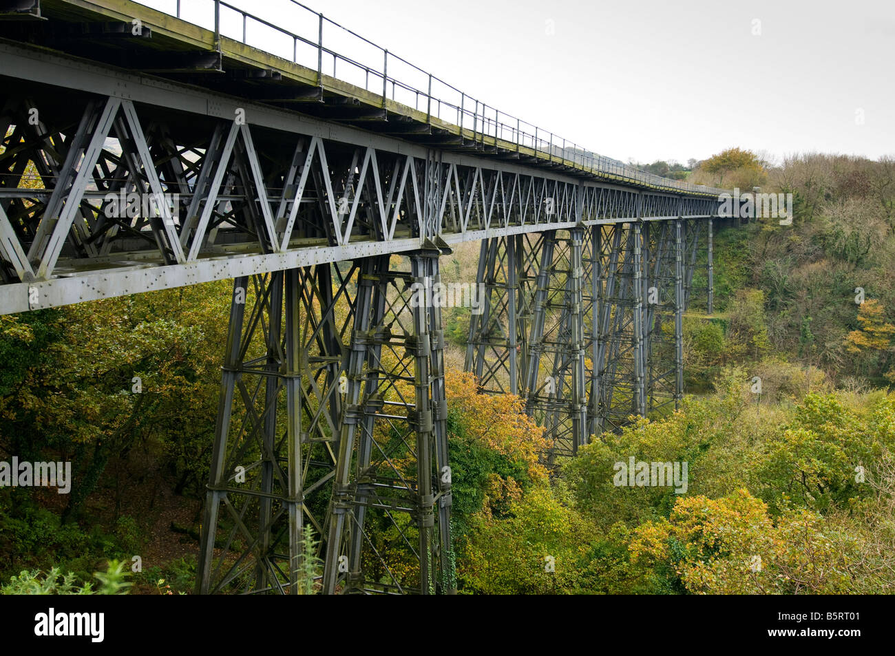 Meldon Viaduct, un excellent exemple de l'ingénierie de l'époque victorienne Banque D'Images