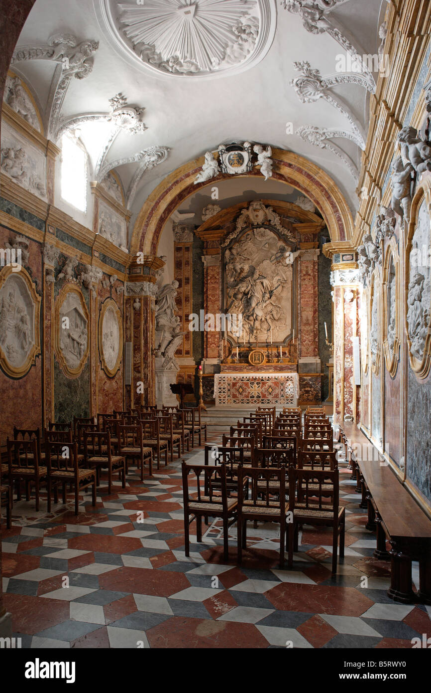 La cathédrale de Monreale Monreale en Sicile, Chapelle Banque D'Images