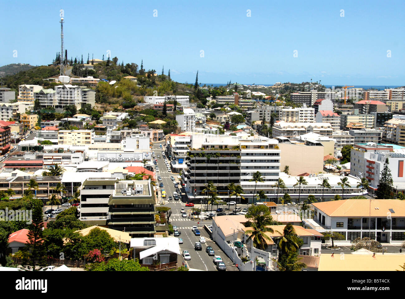 Scène de rue Nouméa Nouvellecalédonie Photo Stock Alamy