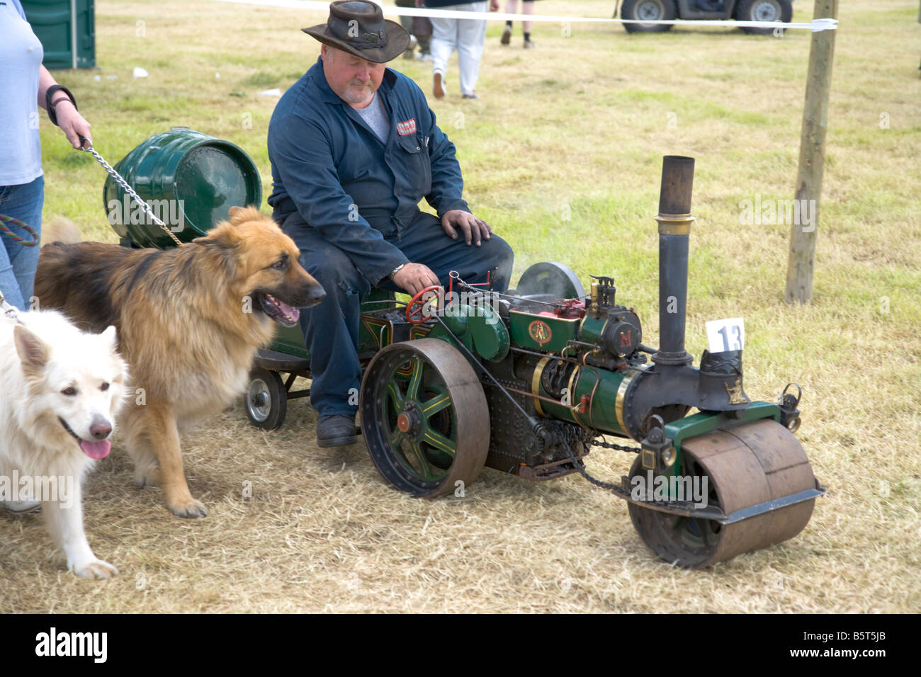 Vapeur Wiltshire Angleterre 2008 vintage Rally moteurs de traction à vapeur Miniature Banque D'Images