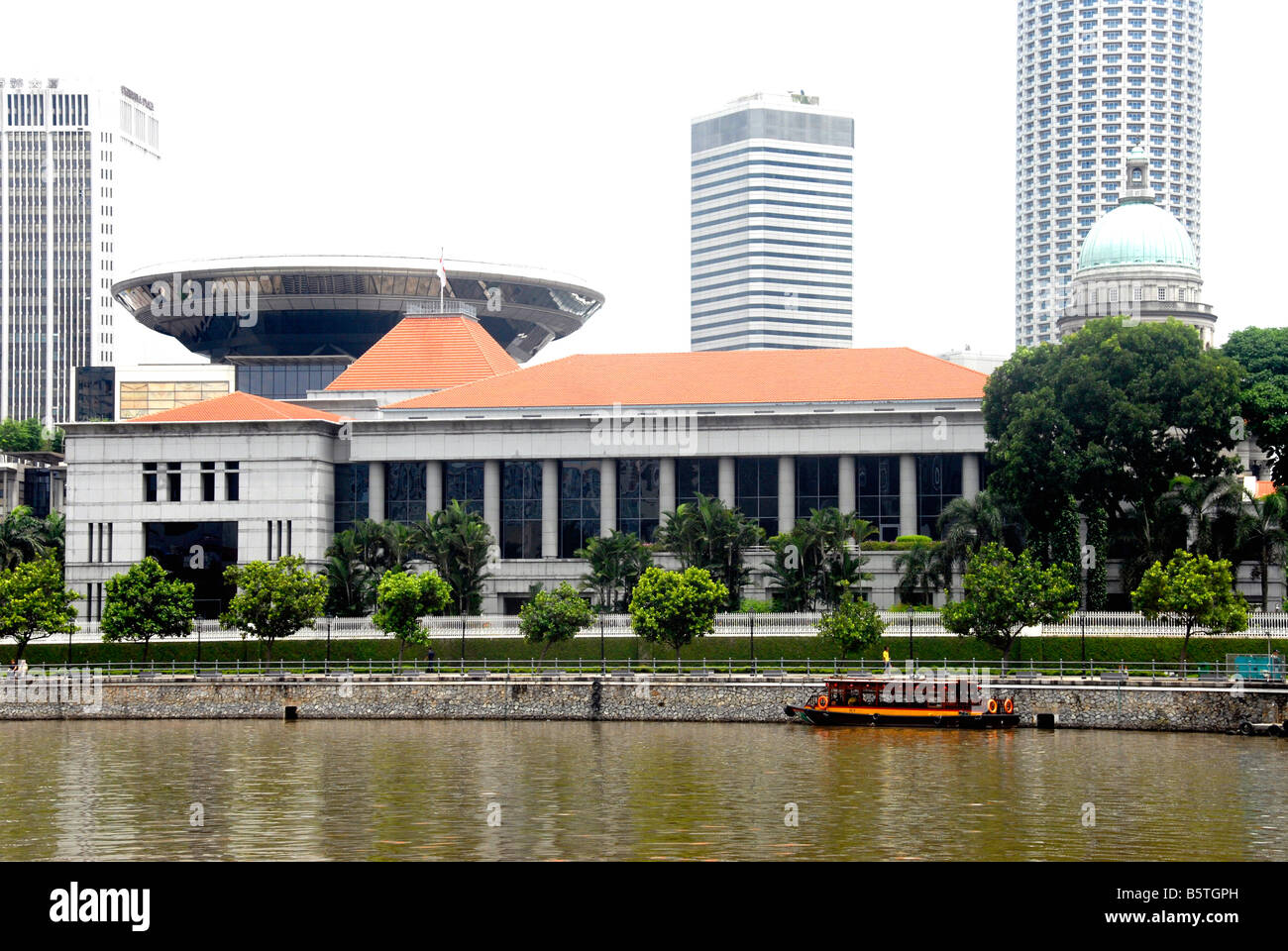 La ville de Singapour Bâtiments Banque D'Images