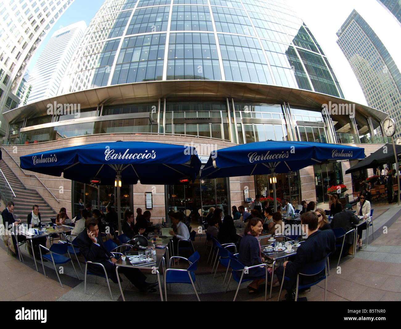 Carluccio's Restaurant Canary Wharf Banque D'Images